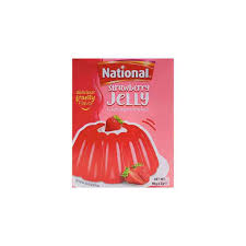 NATIONAL STRAWBERRY JELLY FLAVOURED CRYSTALS 80GM