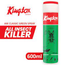 KINGTOX SPRAY ALL INSECT KILLER CRAWLING FLYING LIZARDS 600ml