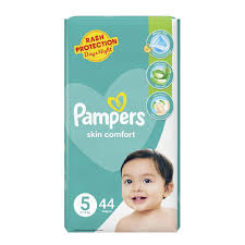 PAMPERS SKIN COMFORT 44 DIAPERS 5S