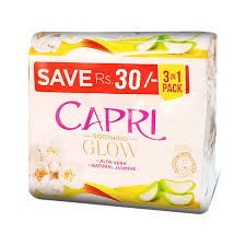 CAPRIL SOOTHING ALOE VERA NATURAL JASMINE 3 IN 1  160GM