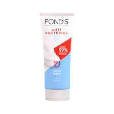 PONDS ANTI BACTERIAL FACIAL FOAM FACE WASH 100G