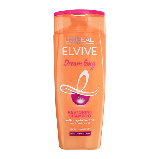 LOREAL ELVIVE DREAM LONG RESTORING SHAMPOO WITH VEGETAL KERATIN AND CASTER OIL 360ML