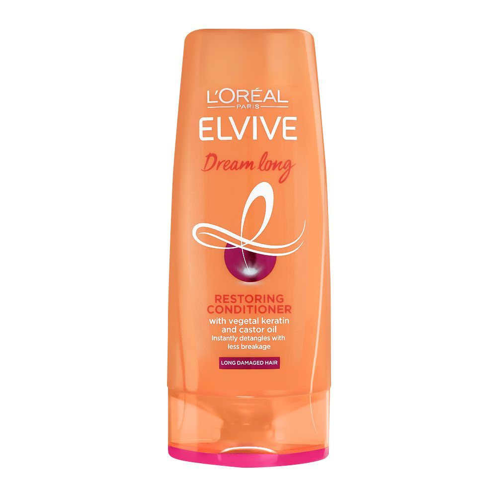 LOREAL ELVIVE DREAM LONG RESTORING CONDITIONER WITH VEGETAL KERATIN AND CASTOR OIL 175ML